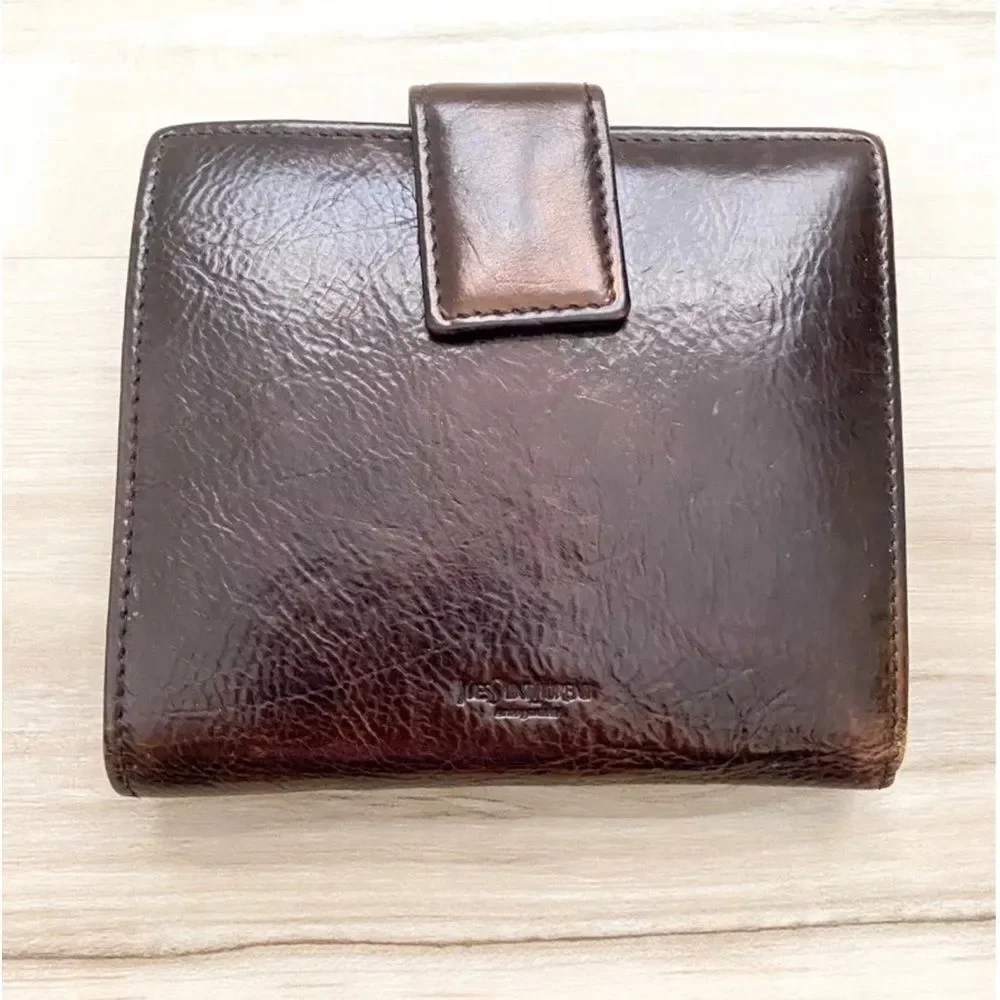 ⭐️Yves Saint Laurent⭐️ YSL *unisex* Brown Soft Leather Wallet